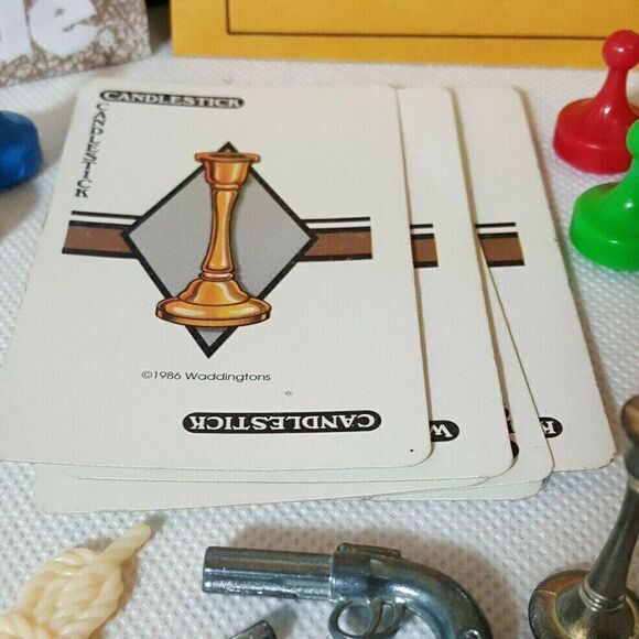 1992 Clue Detective Board Game Parker Brothers Vintage - Picture 6 of 7